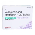 Vildamac M 50/1000 Tablet 15’s